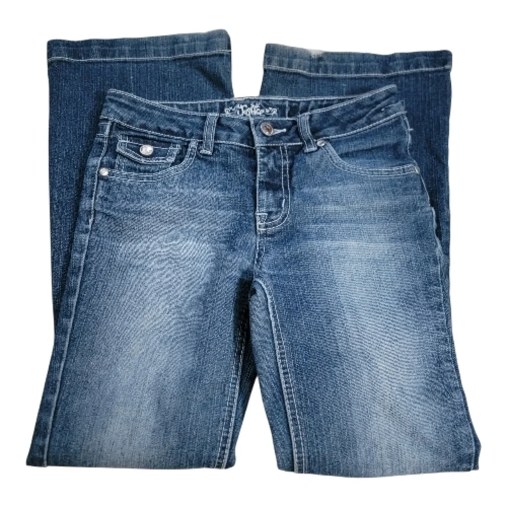 Justice, Blue Denim Kids Jeans, Size 10